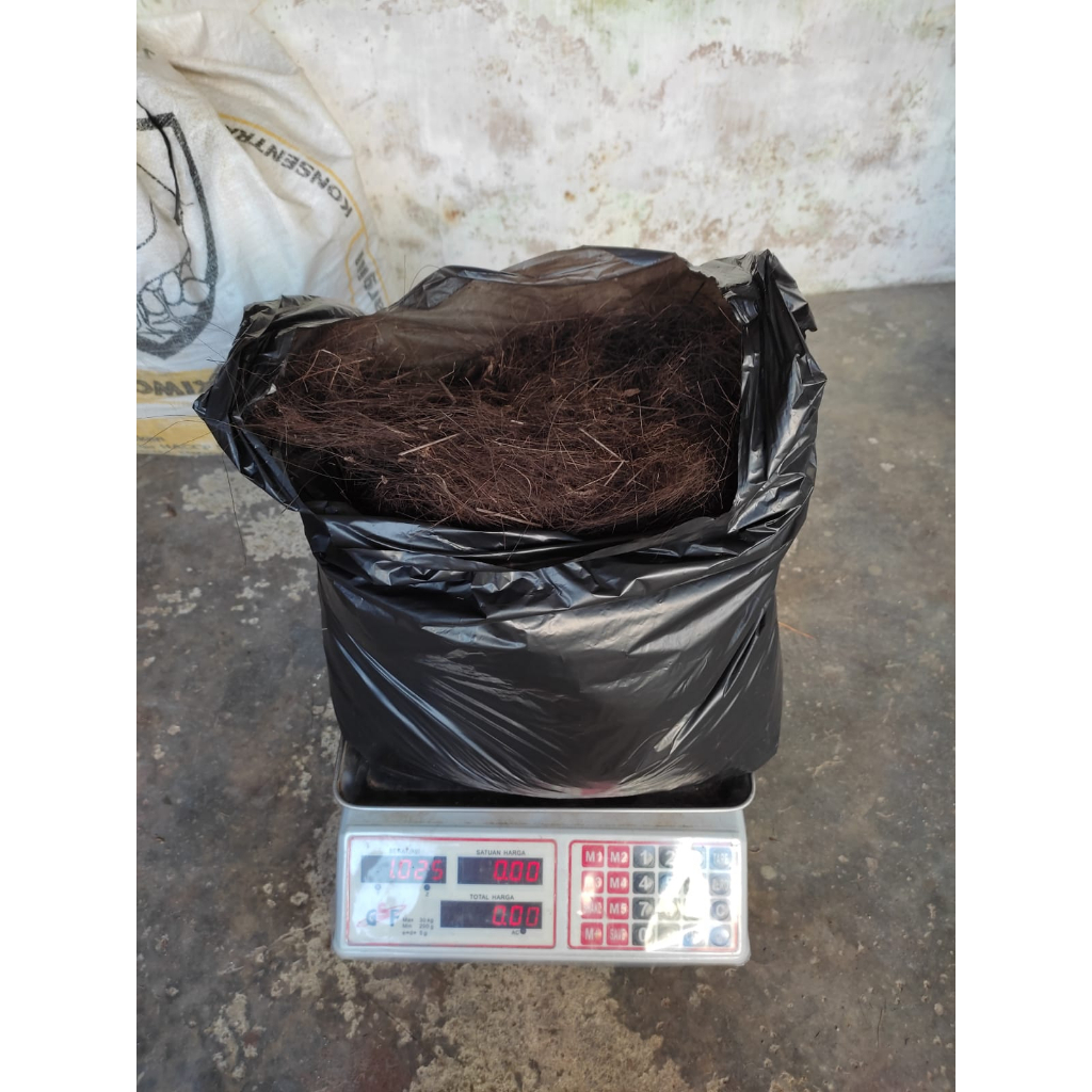 ijuk resapan - media tanam anggrek - ijuk filter air - ijuk saringan air - kemasan 1kg