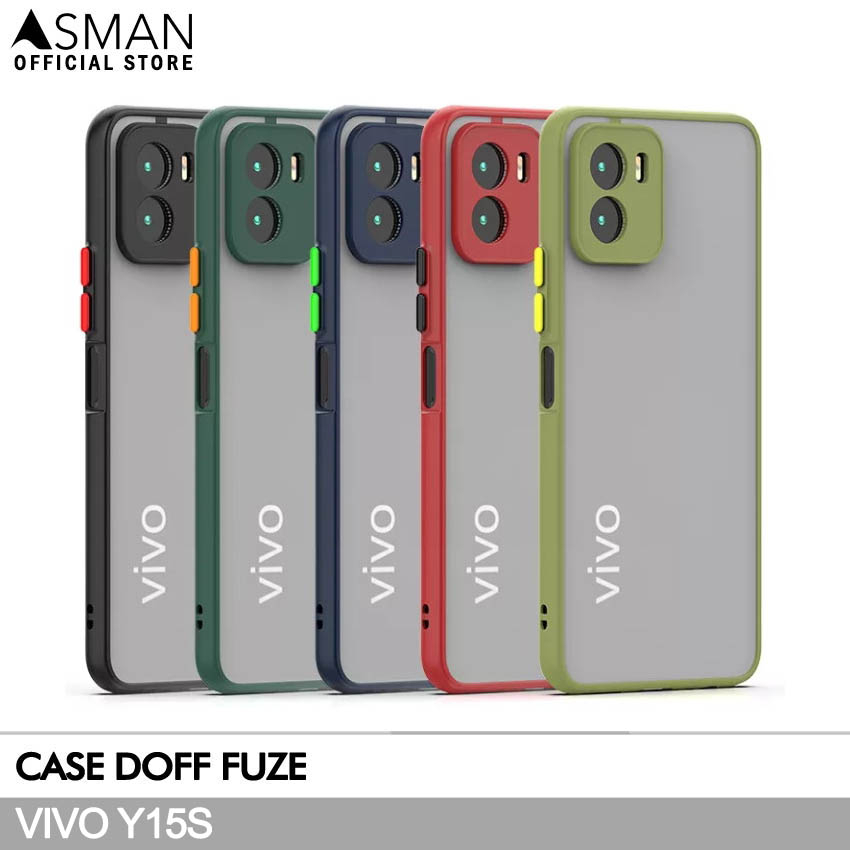 Asman Case Vivo Y15s Fuze Premium Shield Protector