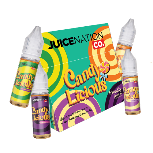 LIQUID CANDYLICIOUS FRIENDLY PACK 4IN1 15ML X 4