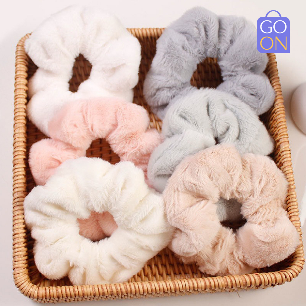 GO ONLINE Scrunchie - Kunciran Ikat Rambut Korea Cepol Hijab / Jilbab [ Gratis Ongkir / Cod ]