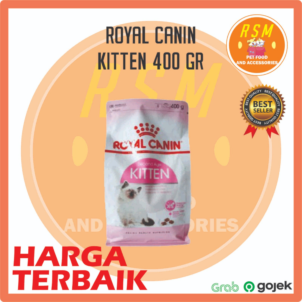 Royal Canin Kitten 400 gram / Rc kitten 36 / Makanan Kucing Freshpack