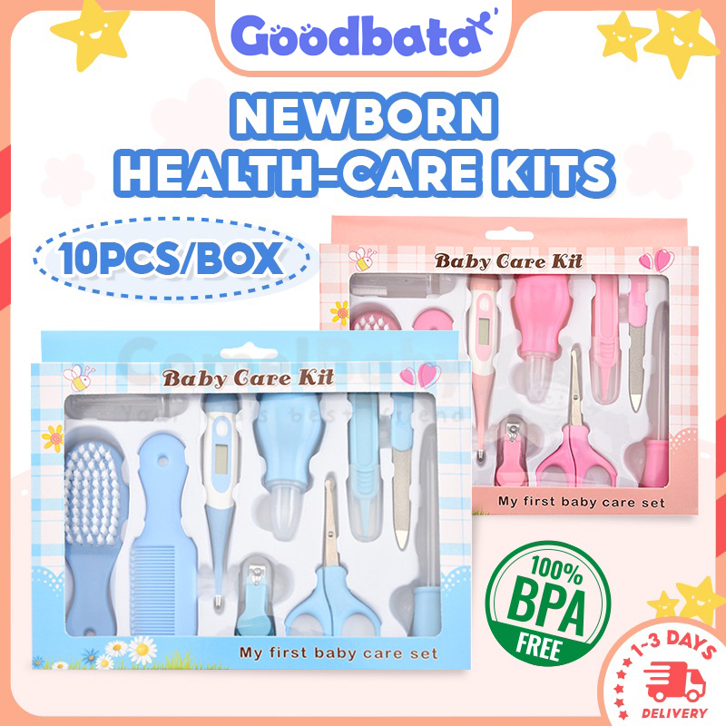 10 in 1 Newborn Baby Kit Health-Care Grooming Set Maternal and Infant Care | Set Aspirator Hidung Bayi