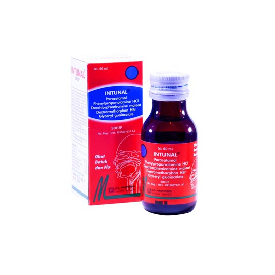 Intunal Sirup 60 ml Mepro / Obat Flu / Obat Demam / Obat Batuk / Obat Sakit Kepala / Obat Hidung Ter