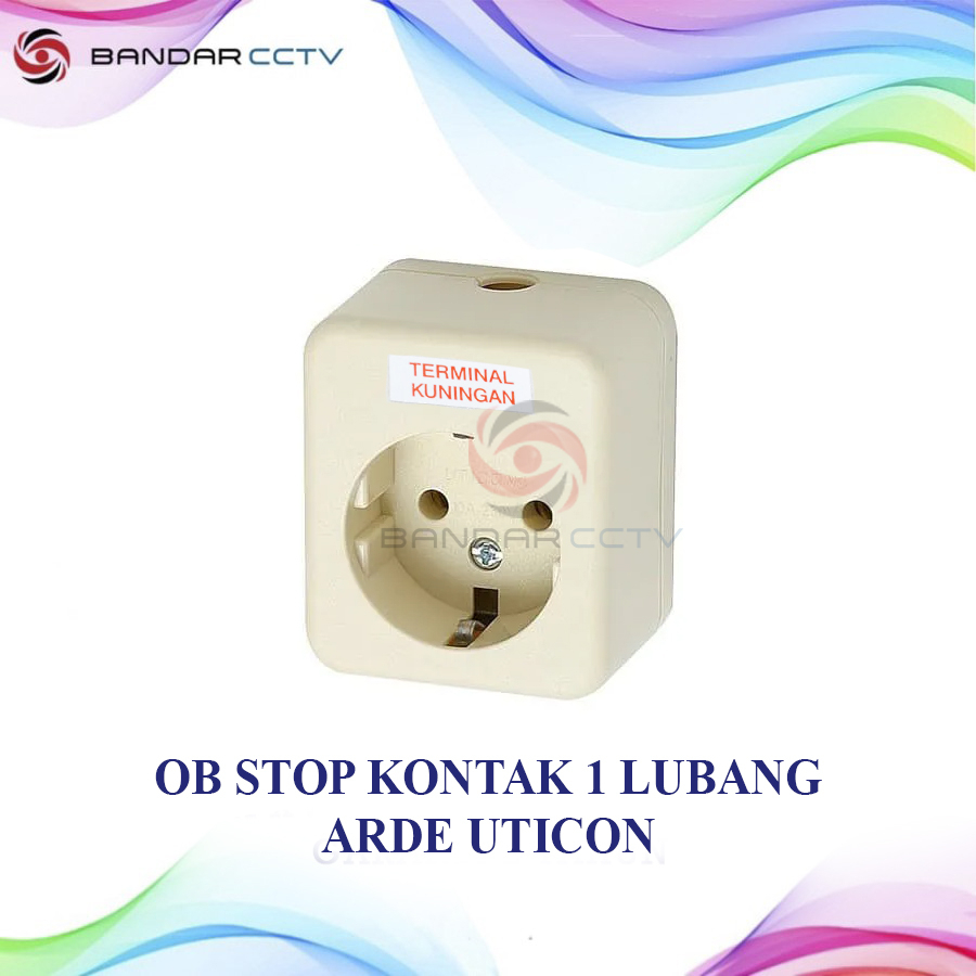 OB Stop Kontak 1 Lubang Arde Uticon