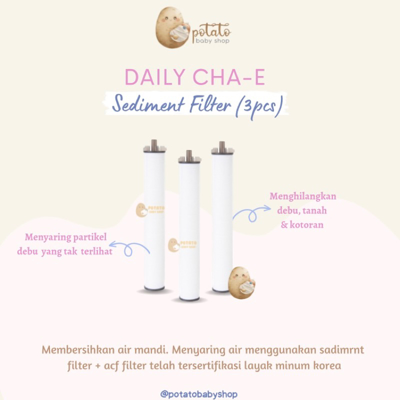 Daily Cha-E Sediment Filter (3 pcs)