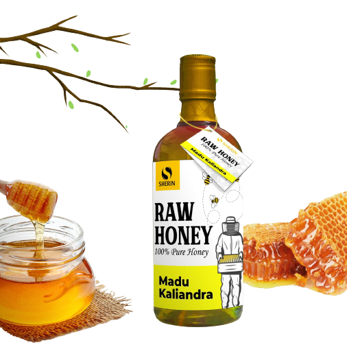 Madu Kaliandra Raw Honey 650g, -  Kelezatan Alami dari Alam yang Murni dan Lengkap.dan banyak berbagai manfaat