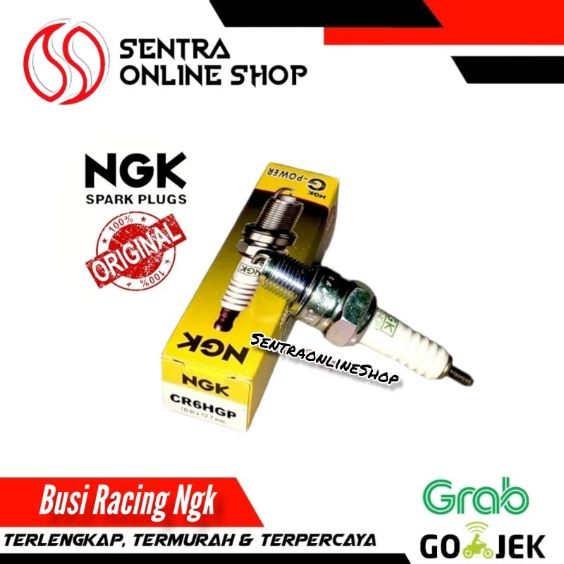 Busi racing ngk cr6hgp klx 150 mio j fino injeksi soul gt 125 g-power