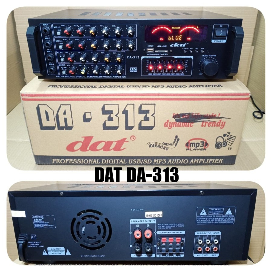 POWER AMPLI DAT DA313 AMPLI DAT DA 313