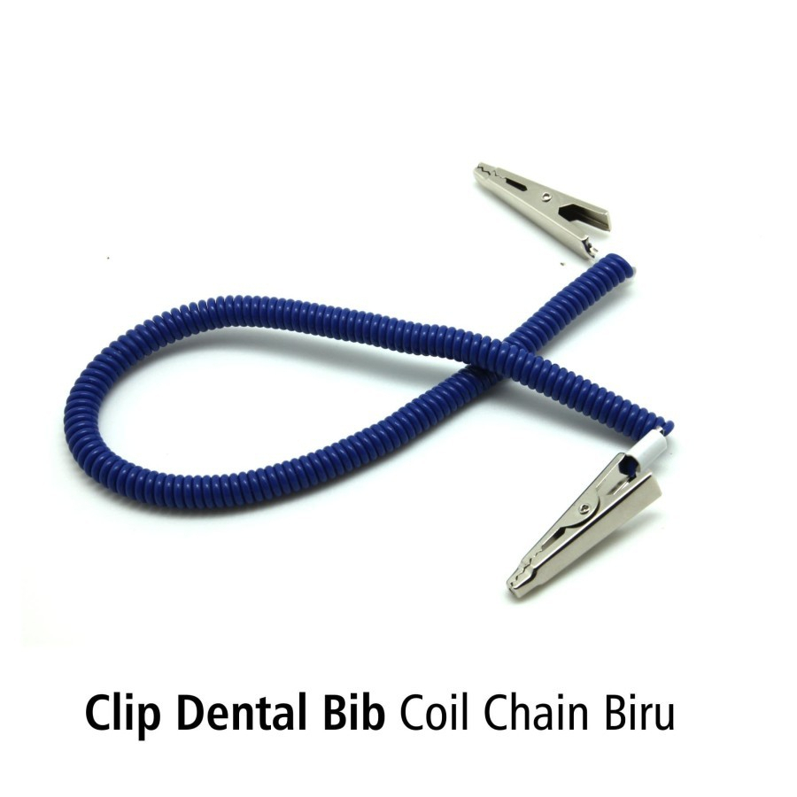 CLIP DENTAL BIB / COIL CHAIN / PENJEPIT POLIBIB / JEPITAN POLYBIB POLIBIB DENTAL BIB RANDOM - ONEMED