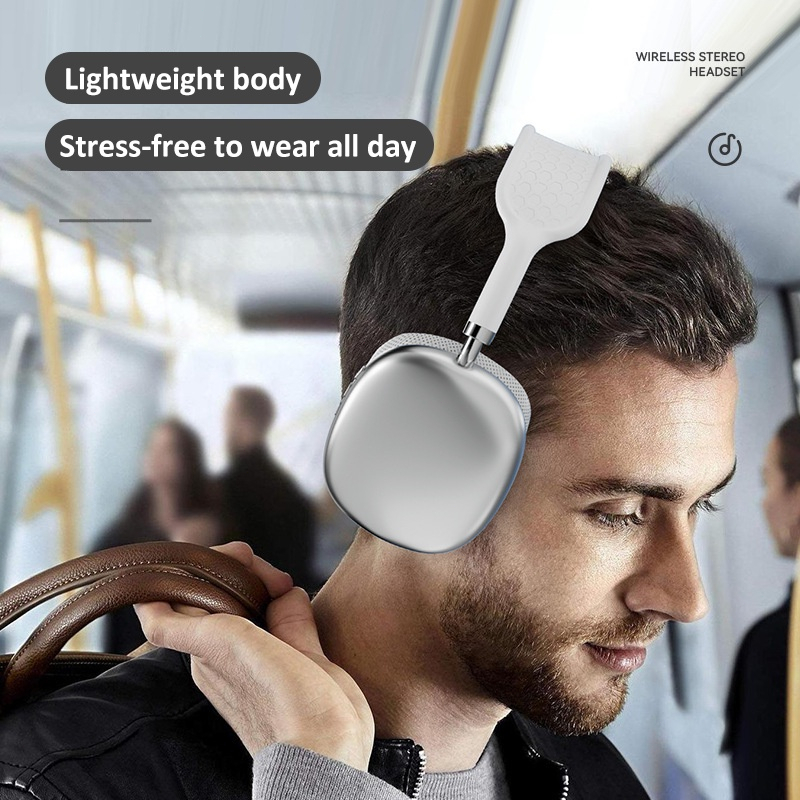 【Penjual Lokal】Headphone Bluetooth5.0 HIFI Type-C Headphone wireless headset true gaming earphone support TF Card 3.5mm Earphones P9