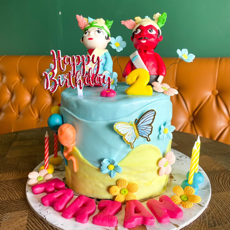 

Custom Cake Birthday Ondel Ondel