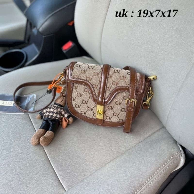 Tas wanita fashion import premium uk 19x7x17