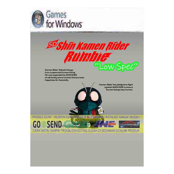 SD Shin Kamen Rider Rumble Pc Game Adventure Kids Game