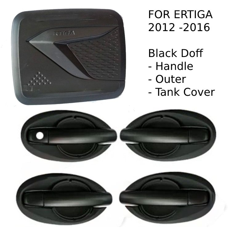 Paket Handle Outer Tank Cover Suzuki Ertiga lama Hitam Doff 2012 22013 2014 2015 2016