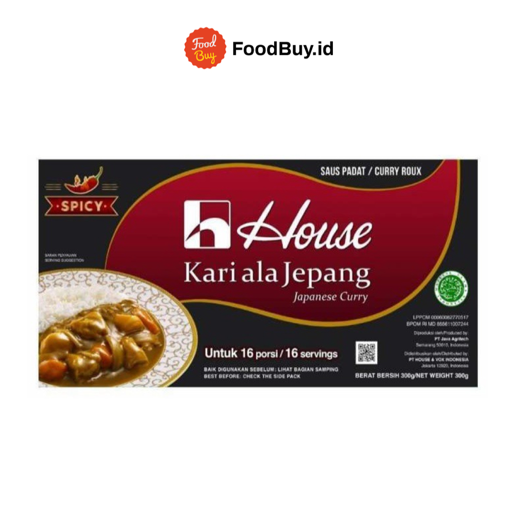 

House Bumbu Kari Ala Jepang Spicy 300 gr