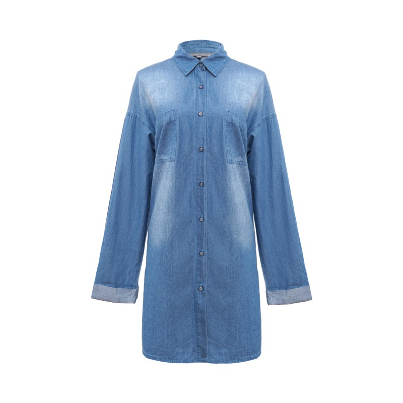 DENIM SHIRT BLUE - BENANG JARUM