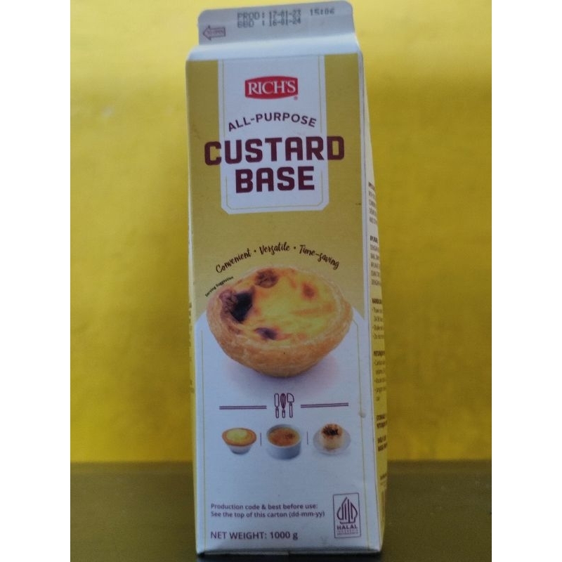 

Rich Custard Base - 1kg | Wajib Instant Only !!!