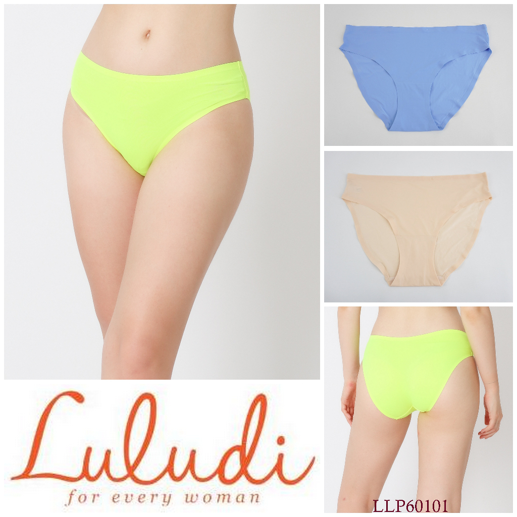 Celana Dalam Wanita Mini LULUDI Seamless Polos Pakaian Dalam LLP60101