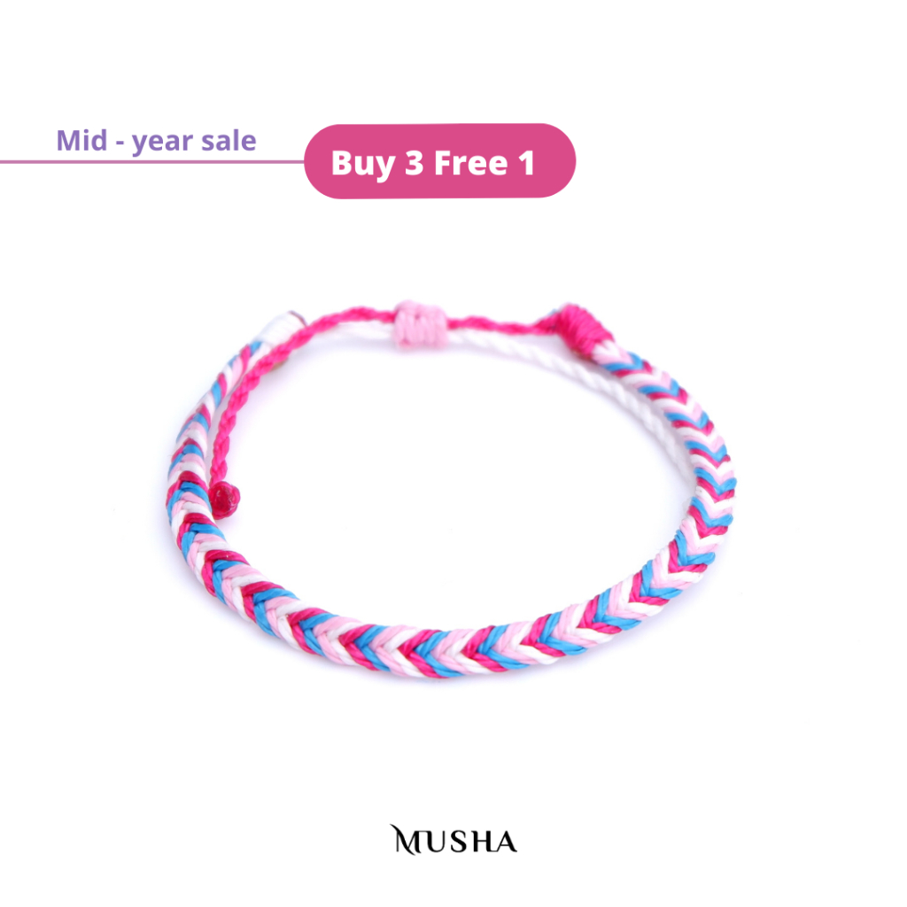 Musha Water-Repellent Bracelet - Joyful | Gelang Tali Gelang Pria Gelang Wanita