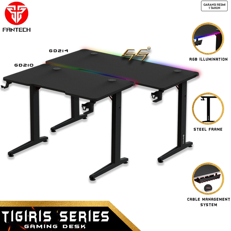 Fantech TIGRIS GD210 GD214 Meja Komputer Gaming Desk