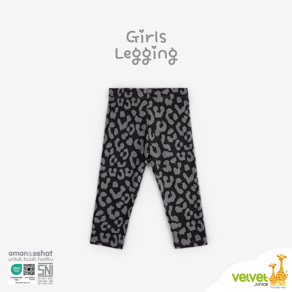 VELVET Baby Girl Legging POLOS MOTIF Bayi Anak Serie 4