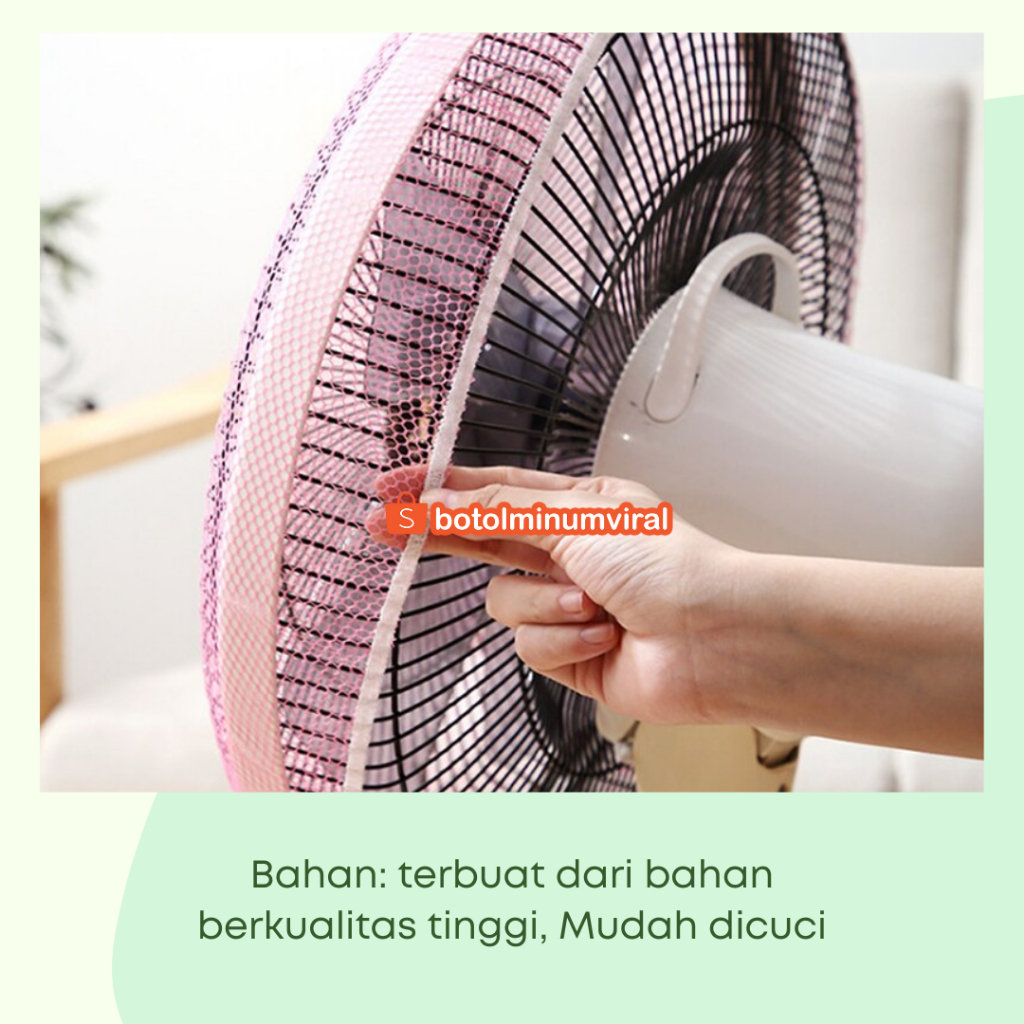 Sarung Pembungkus Penutup Pelindung Kipas Angin Jaring Fan Cover