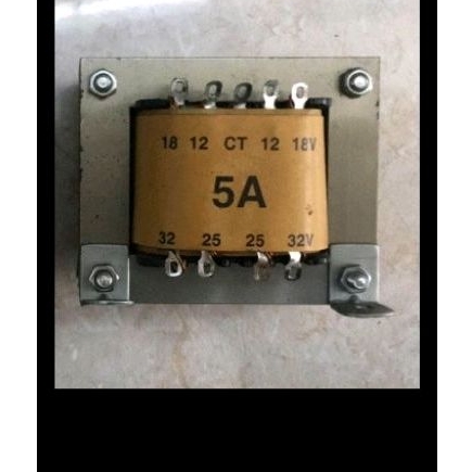 Trafo 5A Merk king CT 12 18 25 32 volt ada harga ada rupa Panjang 7,6cm Lebar 7cm Tinggi 6,5cm