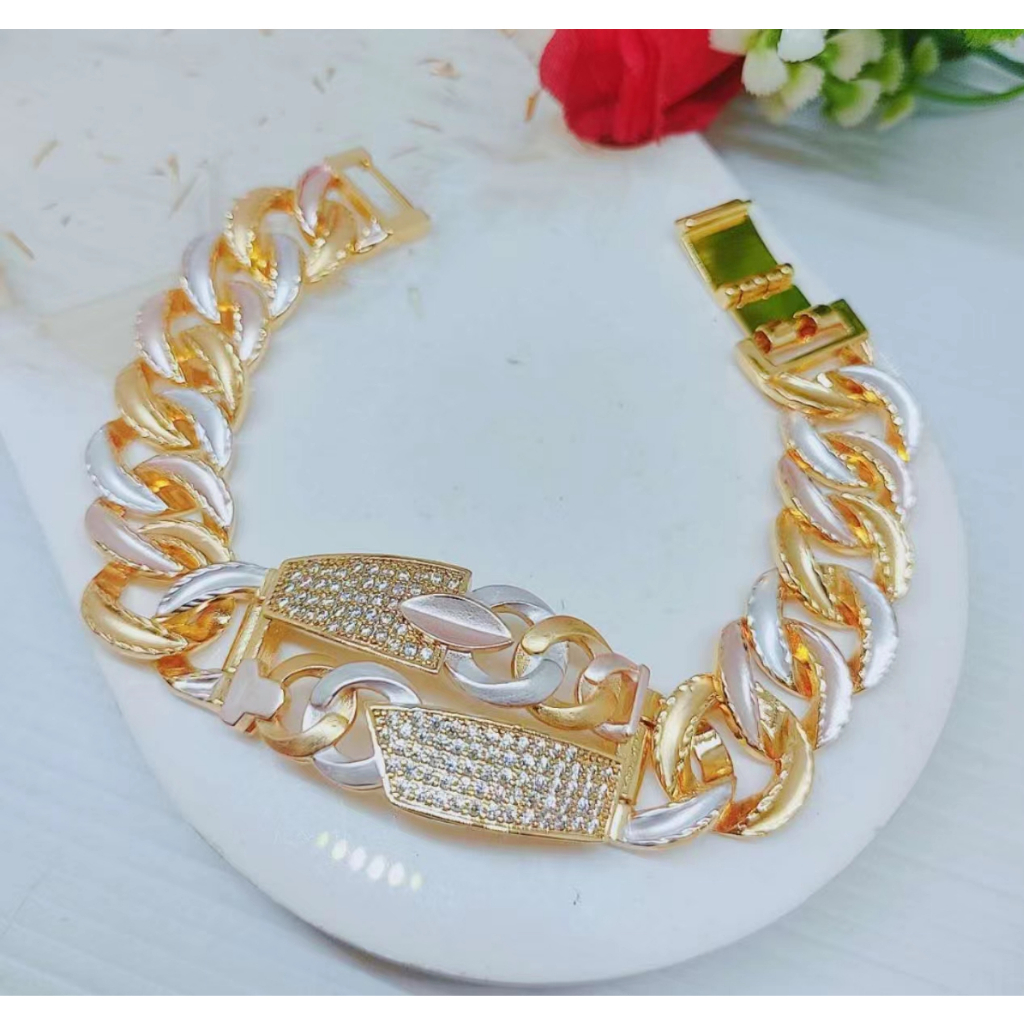 Gelang Xuping Permata Rantai Kombinasi Perhiasan Fashion R051