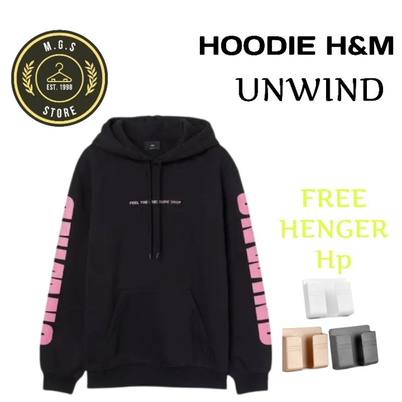 [COD] HOODIE HNM H&M FEEL THE PRESSURE UNWIND TERMURAH PRIA ATAU WANITA [free hanger]