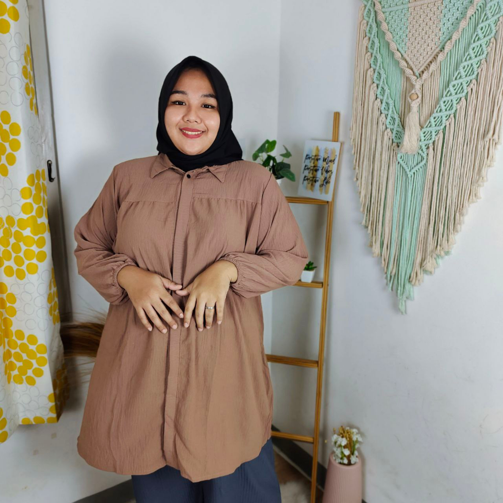 SUALBE DRESS SUPER JUMBO TUNIK BIGSIZE DRESS OVERSIZE LD 120 130 140 150 COD