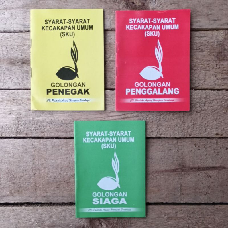 Buku Pramuka Sku. Syarat Syarat Kecakapan Umum Pengalang. Penegak. Siaga Original New