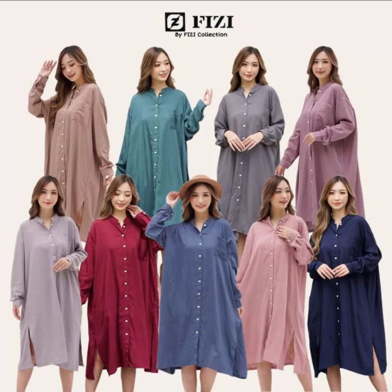 baju tunik modern wanita dewasa fizi