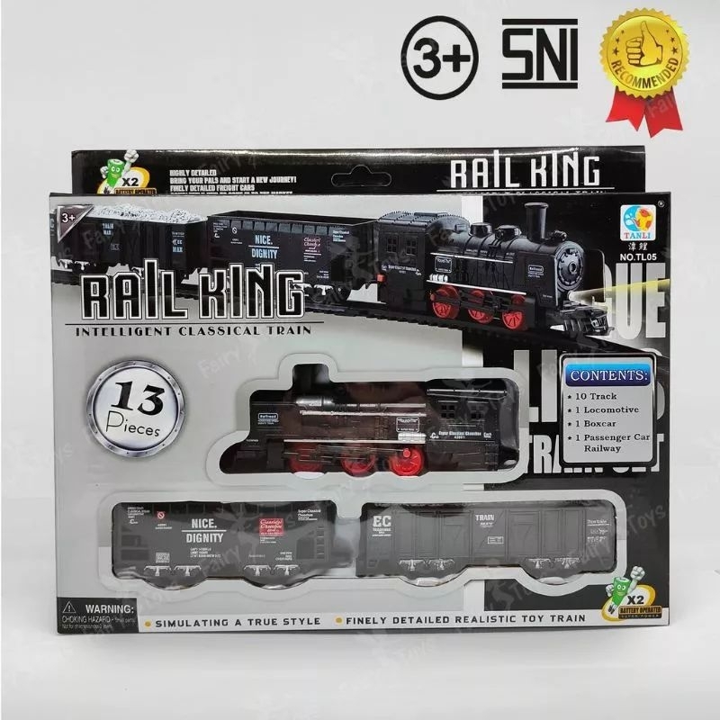 JOFESTORE88 X FerenHongXia MAINAN TRAIN SET RAIL KING 13 PCS