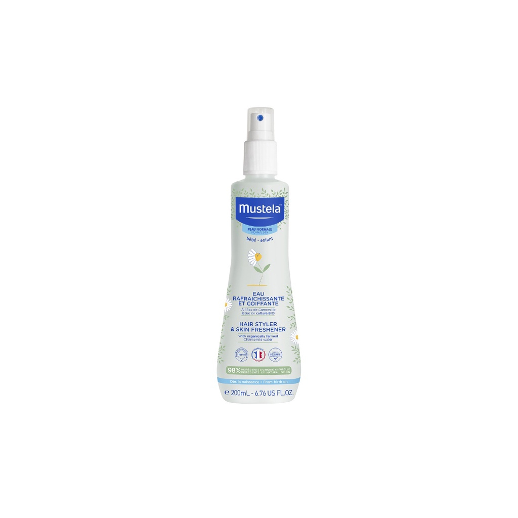 Mustela Hair Styler and Skin Freshener 200 ml - Spray Rambut dan Kulit Bayi / Hair Lotion