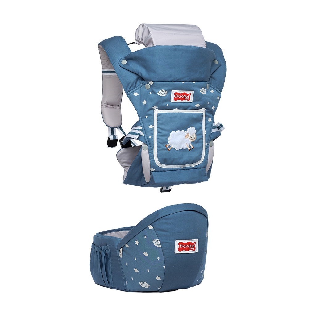 Dialogue Baby Hipseat and Carrier 10in1 Baby Sheep Series - DGG4317 (Tersedia varian warna)