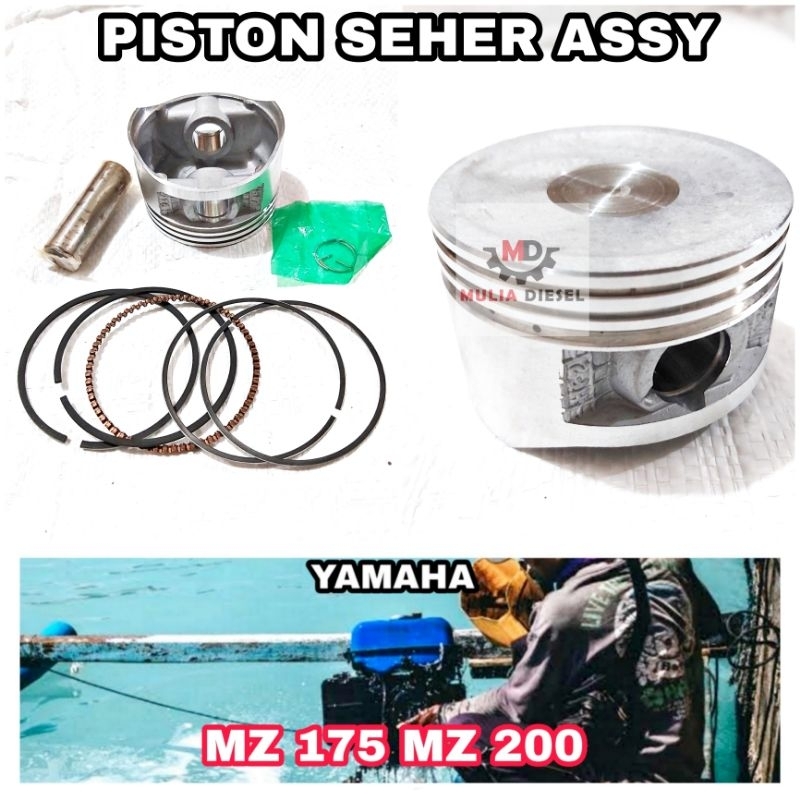 Piston Seher Canting Mesin Penggerak Generator Yamaha MZ175 MZ 175 EC 2600