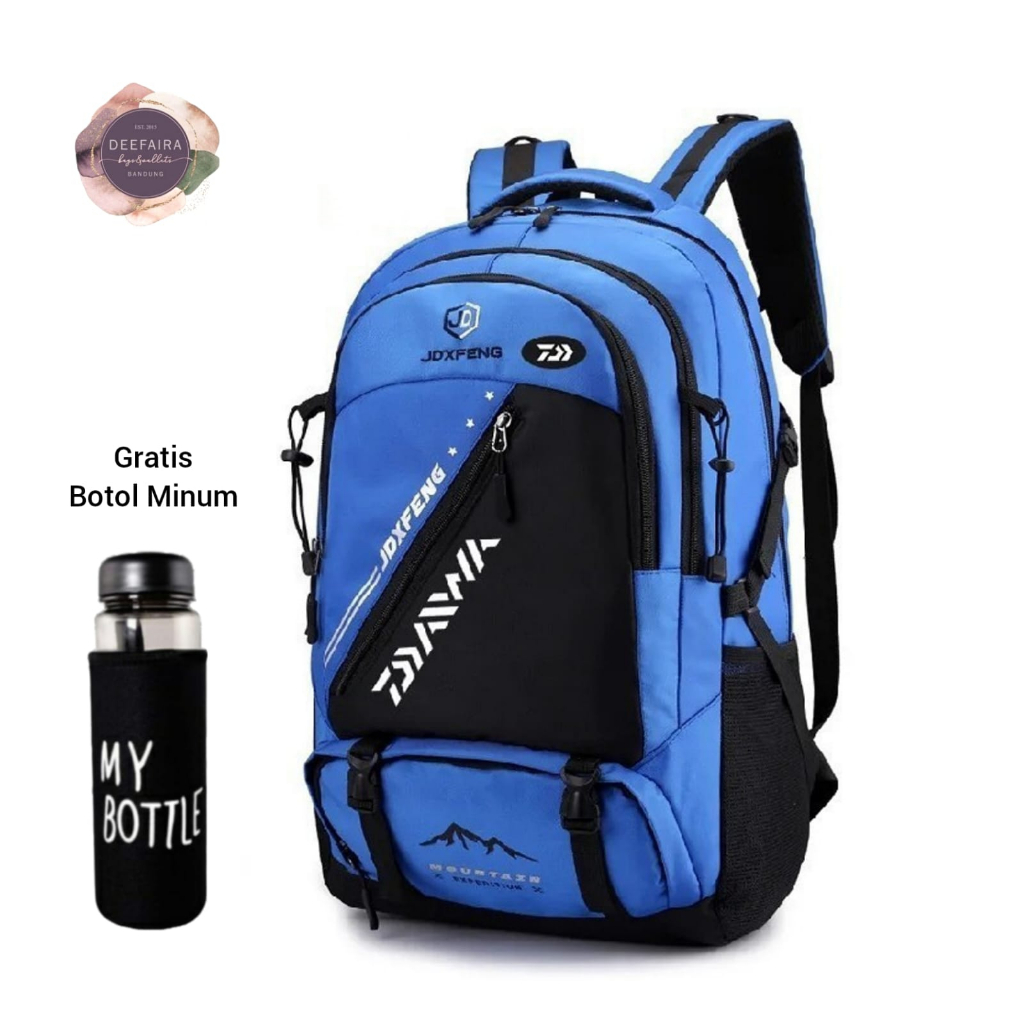 Tas Ransel Backpack Pria Model Yfnk Dxx 04 Gratis Botol Minum Keren Untuk Sekolah Kuliah Atau Kerja