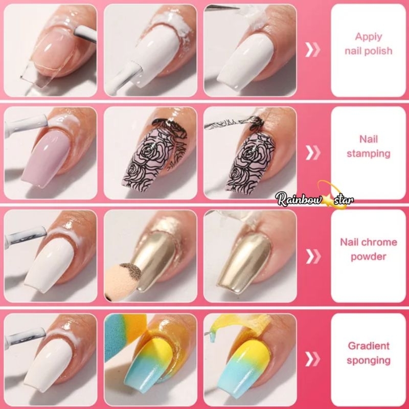 Rosalind Nail Liquid Tape Peel Off / Pelindung Samping Kutek Kuku / Latex Pelindung Pinggir Kuku