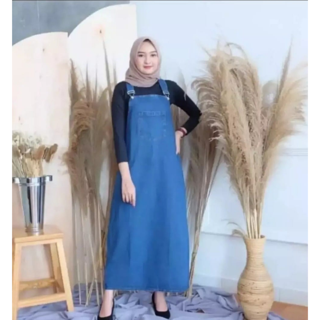 YANG LAGI POPULER OVERALL JEANS WANITA (NO INNER) | OVERAL DENIM TERBARU | BAJU KODOK WANITA KEKINIAN