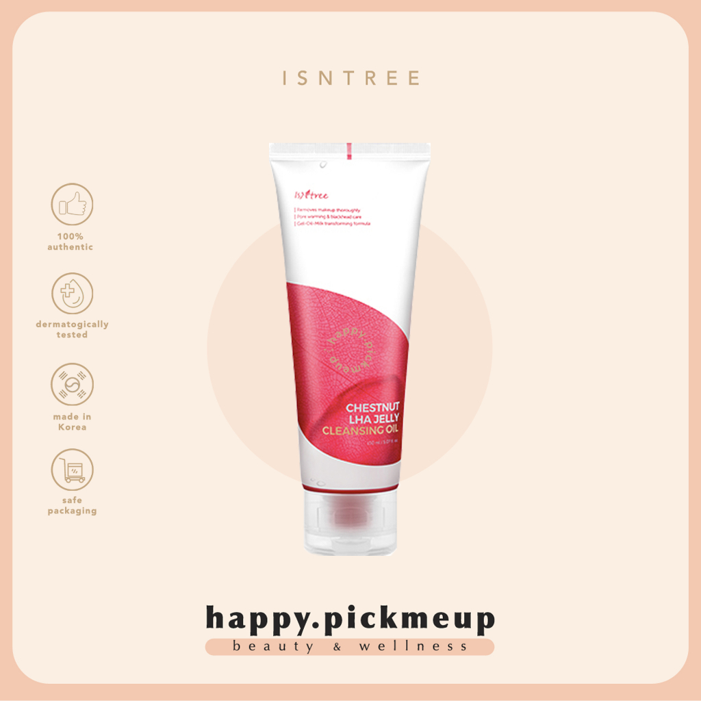Isntree - Chestnut LHA Jelly Cleansing Oil [Pembersih Make Up]
