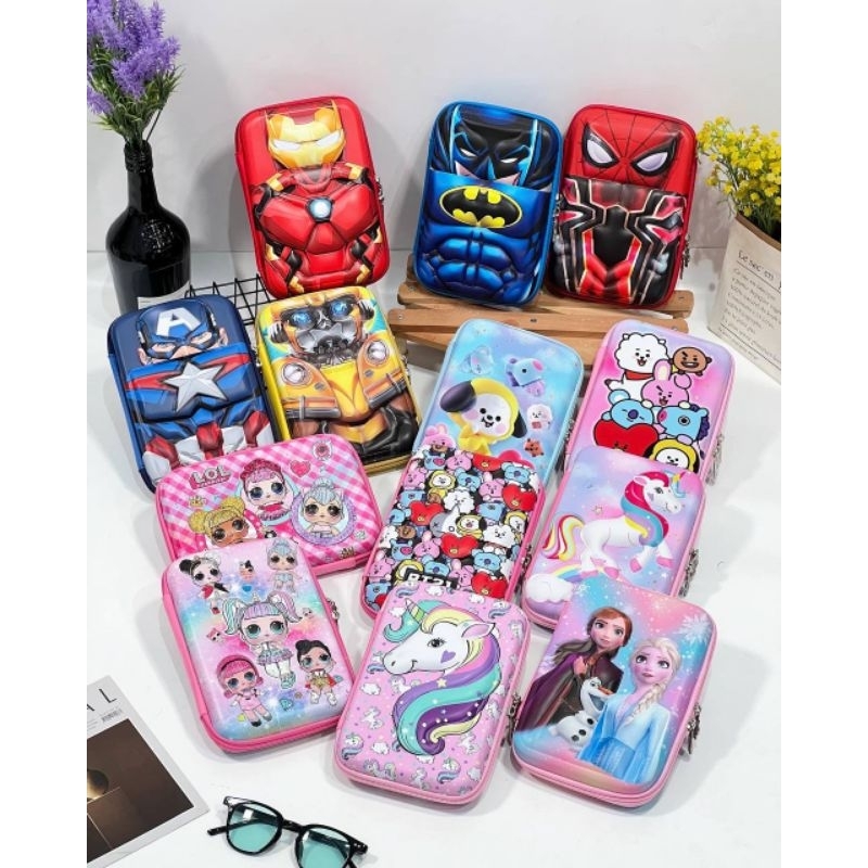 

11.11 BIGSALE / DOSGRIP / TEMPAT PENSIL / KOTAK PENSIL ANAK SEKOLAH / HARD CASE IMPORT LUDFIZASHOP