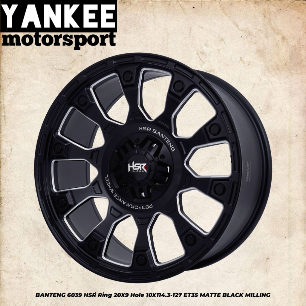Velg Mobil Ring 20 HSR BANTENG untuk HRV, CRV, Captiva, Xpander, dll