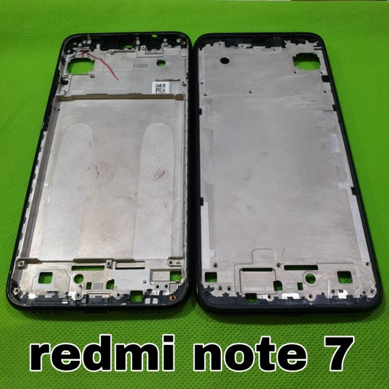 tulang an tengah frame lcd xiomi redmi note 7 lavender black new