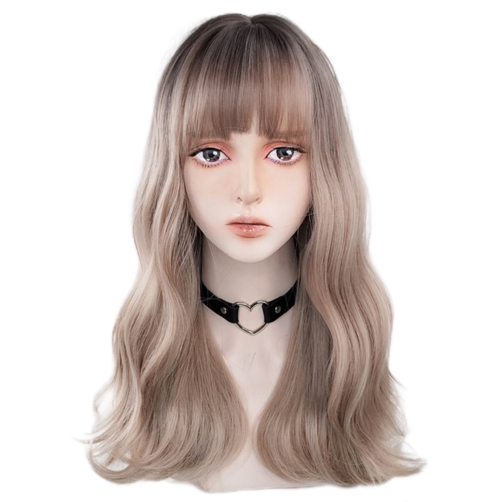 C0306 full wig korean layer wave medium 50 cm