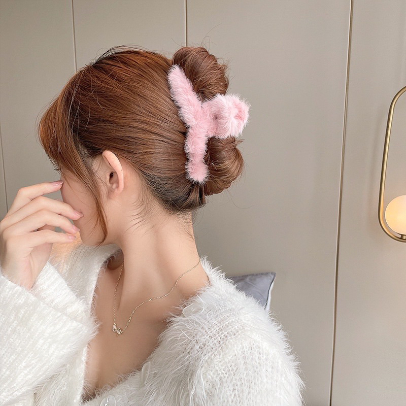 Jedai Jepit Rambut 11cm Bulu Wanita Gaya Korea Aksesoris Rambut Wanita/Bahan Wol Bulu Gaya Korea Wanita Fashion