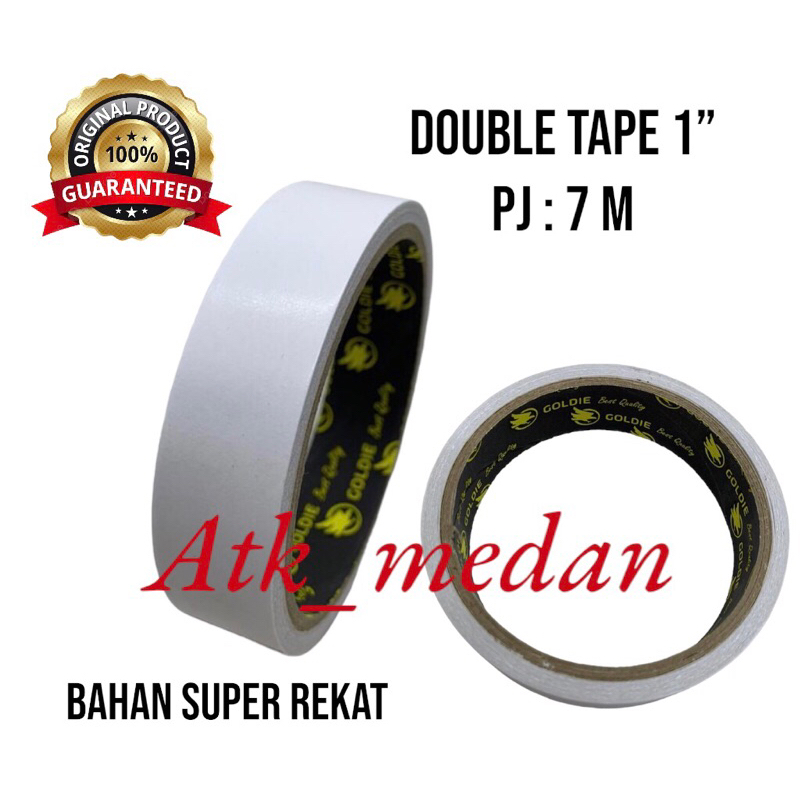 

double tape 1 " inc Goldie Tape double tape 7 meter