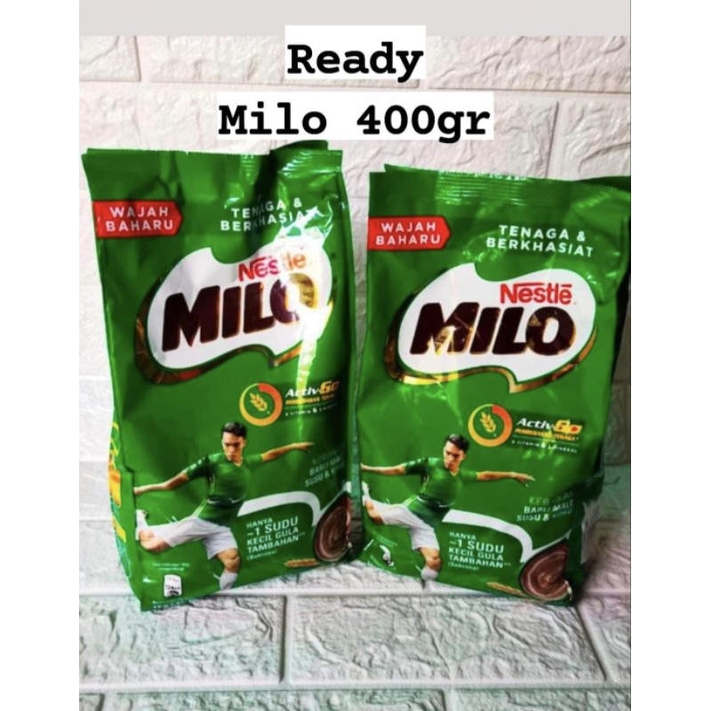 

Milo Malaysia 400gr Harga Perbungkus