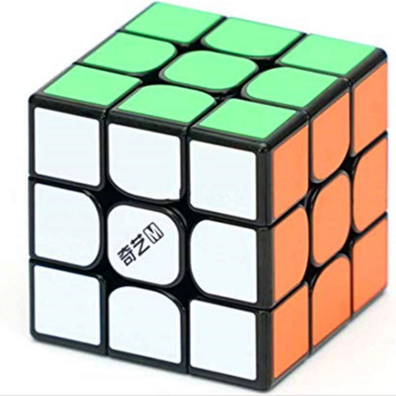 Rubik 3x3 Qiyi MS 3x3 Blackbase MAGNETIC ORIGINAL qiyi