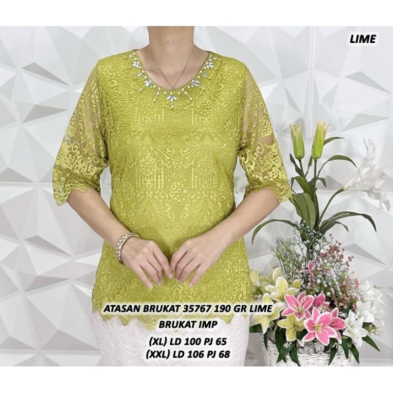 Atasan Brukat Cantik Mutiara 35767 (XL-XXL)