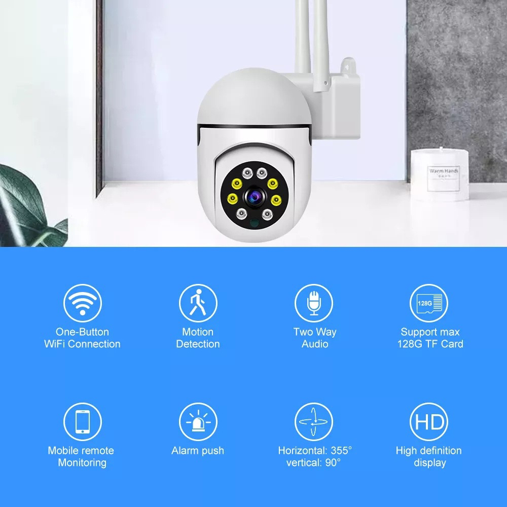 [ IPCAM CICLE + 128 GB VGEN ] IP CAMERA CCTV APPV380(banyak fitur)OUTDOOR WIRELESS.